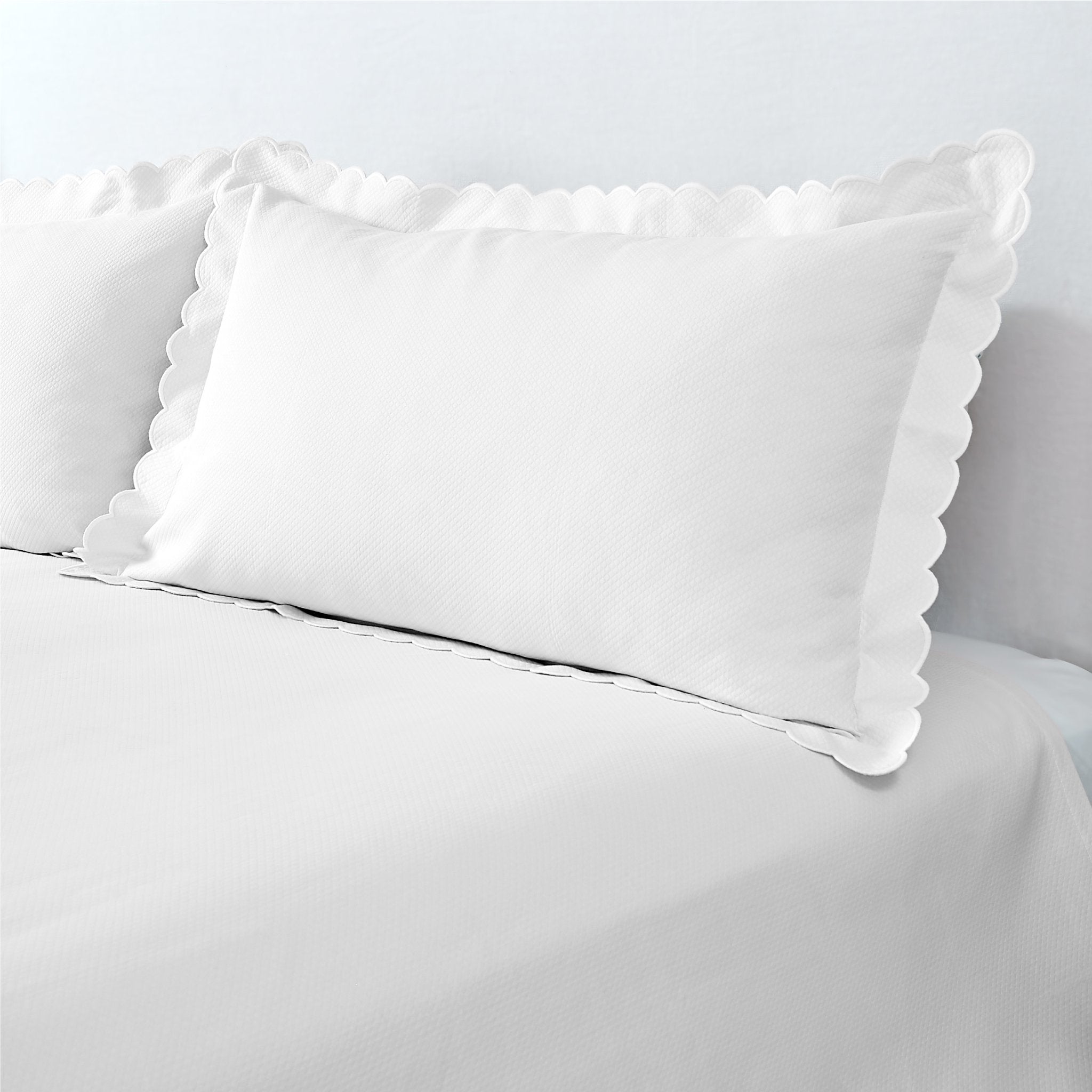 Matouk Diamond Pique Bed Skirt - Thumbnail 3