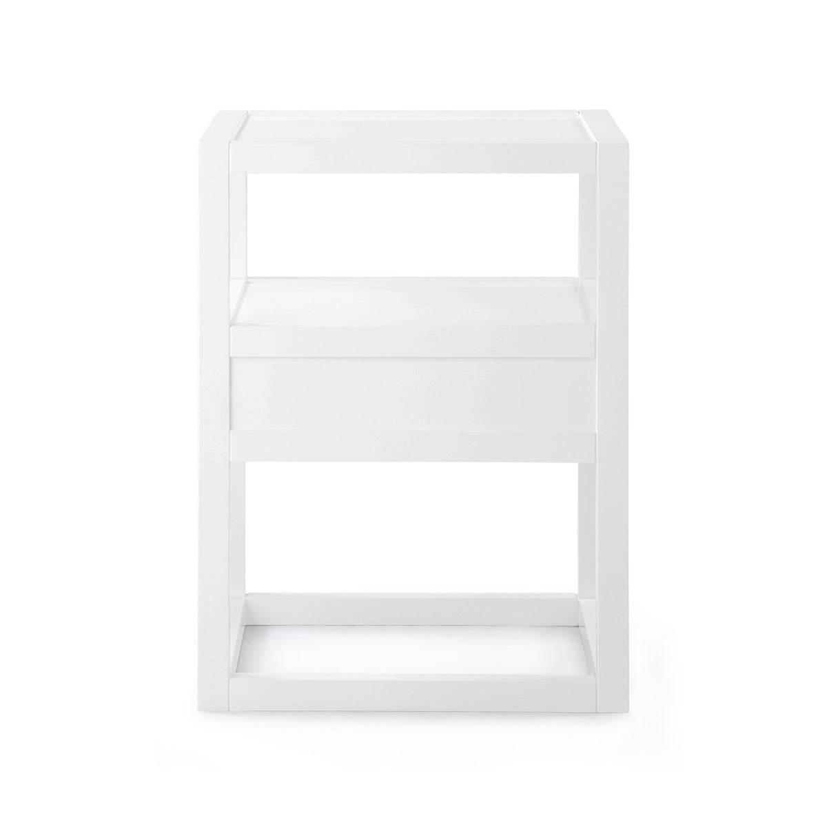 Back of Balboa White Side Table