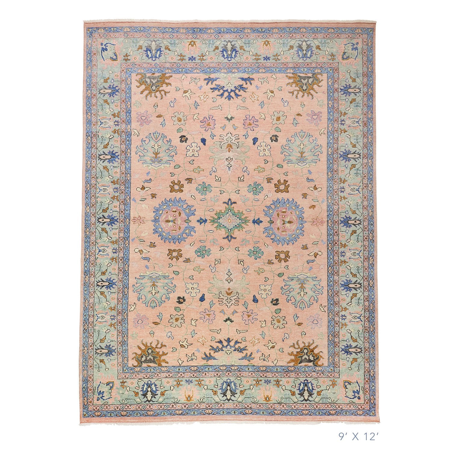 Ankara 5x7 Rug in Peach