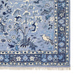 Aviary Rug in Blue and Ivory