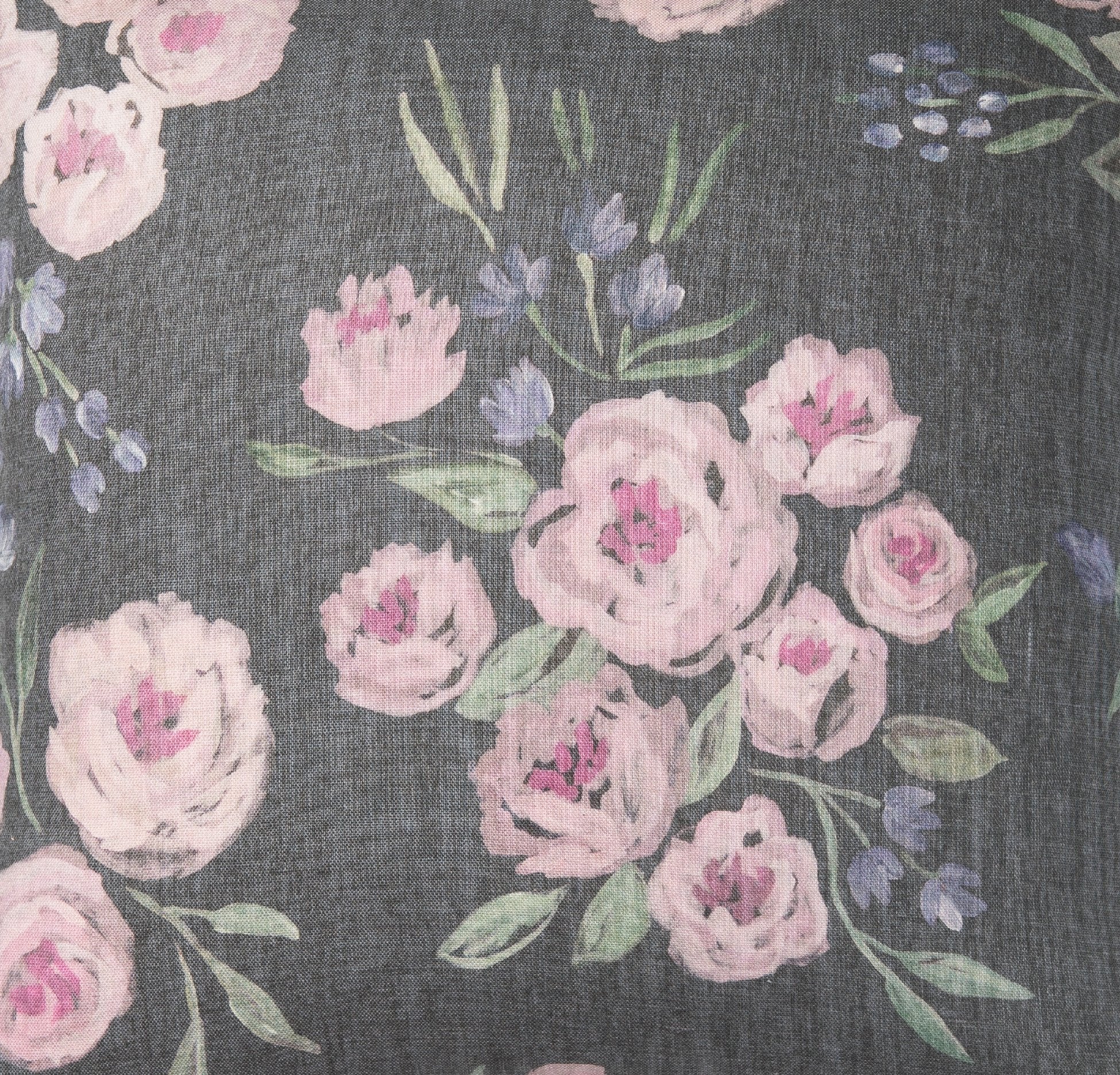 Floral Jardin Noir Fabric