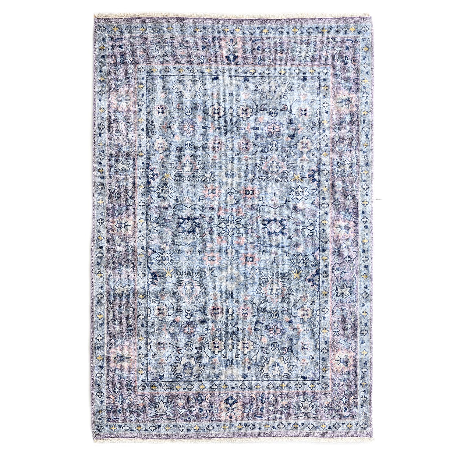 Pasha Wool Rug in Blue