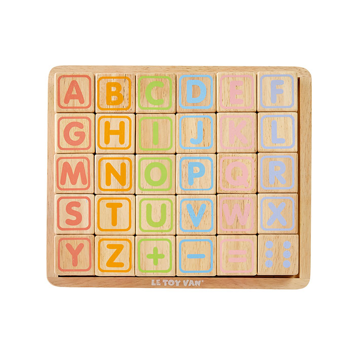 Pastel Letter Blocks