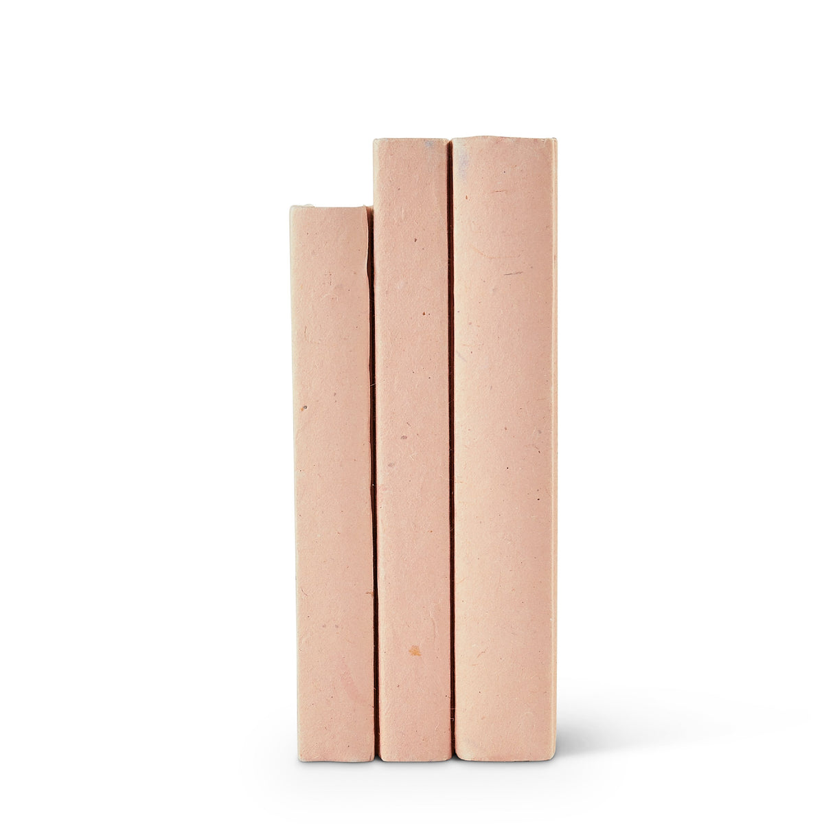 Peach Blush Parchment Decorative Book Set