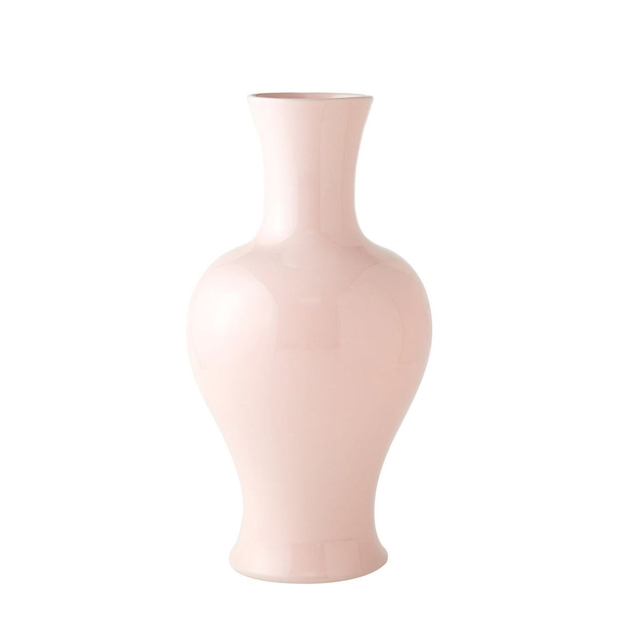 Medium Blush Pink Curvy Vase
