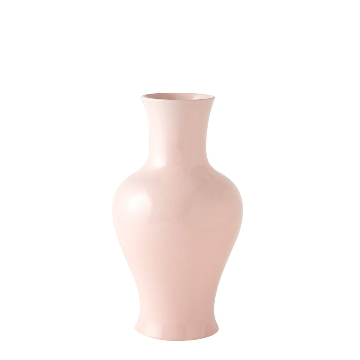 Small Blush Pink Curvy Vase