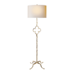 Quatrefoil Floor Lamp in Belgian White