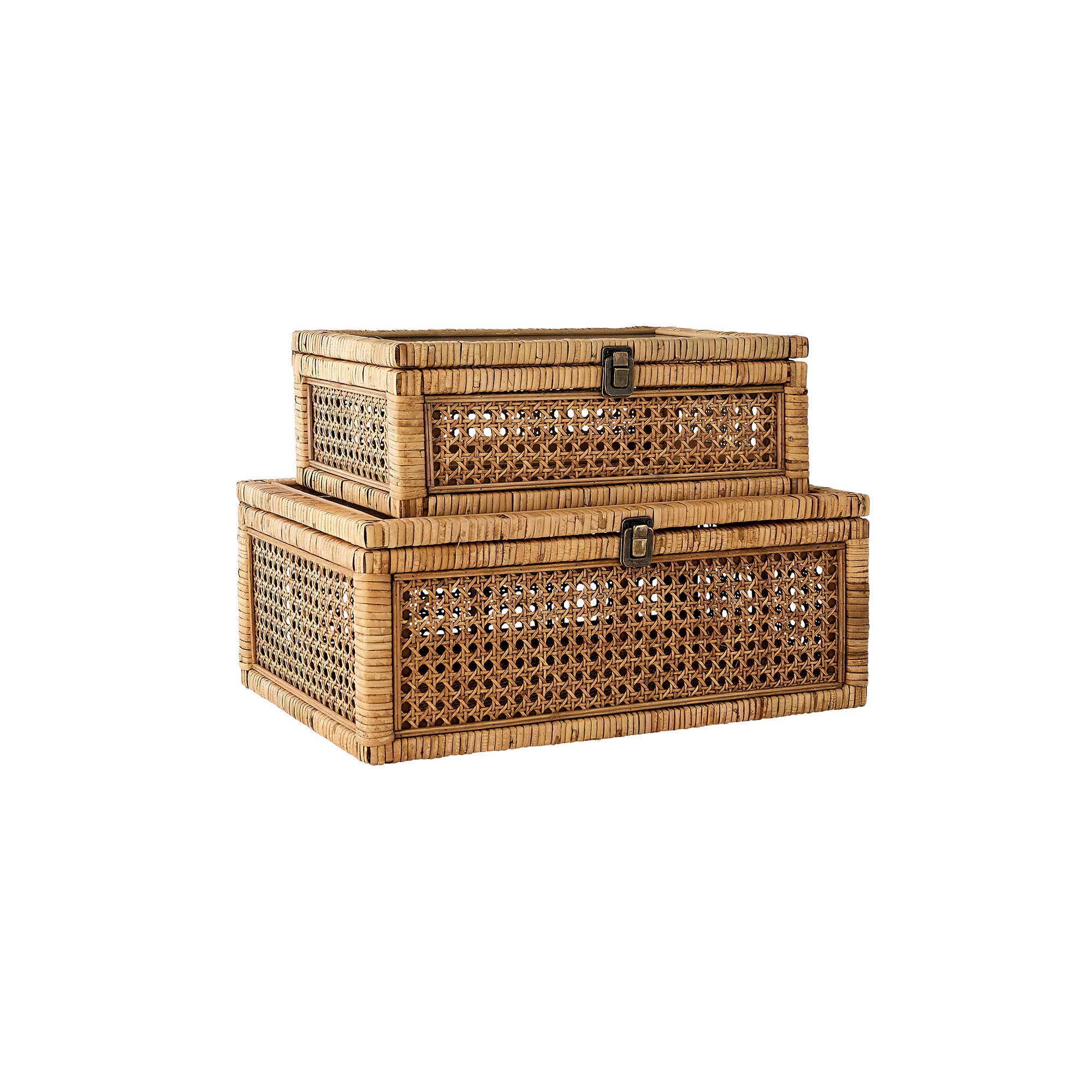 Large Rattan Decorative Box
