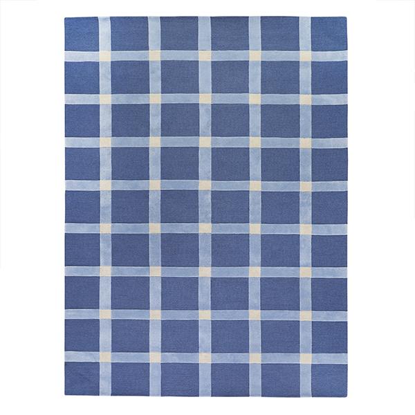 Berwick Navy Geometric Rug for Kid's Room