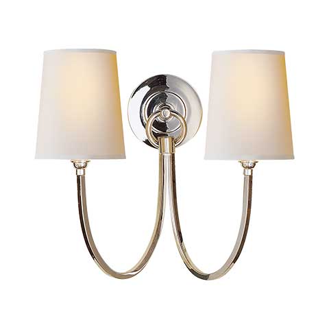 Reed Double Sconce