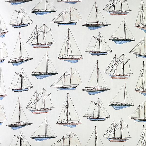 Boats Sailing Fabric