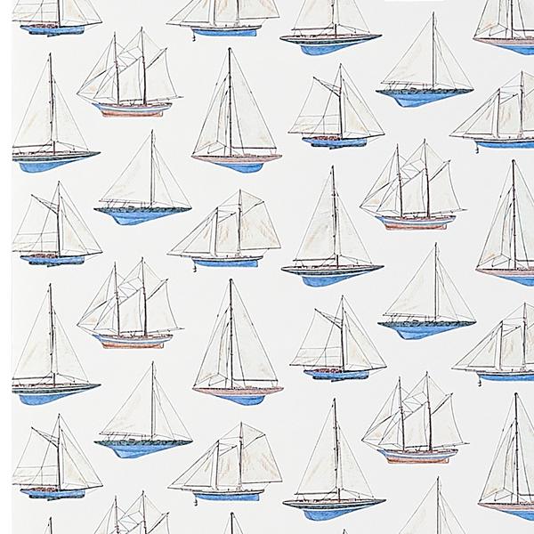 Sailing Wallpaper Sample Swatch