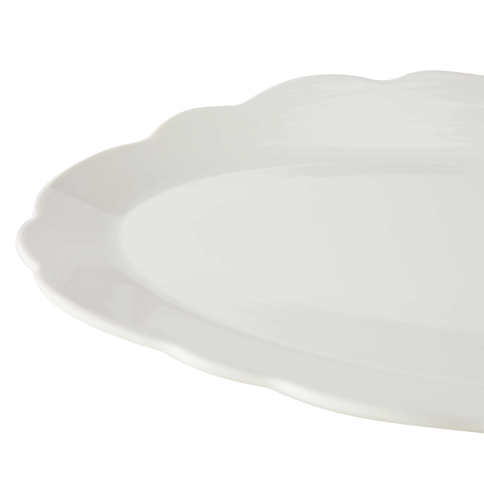 Scalloped Serving Platter