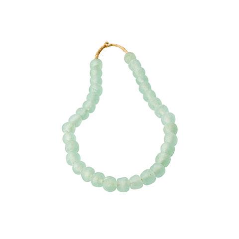 Large Sea Glass Beads in Celadon