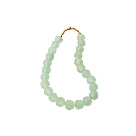 Small Sea Glass Beads in Celadon