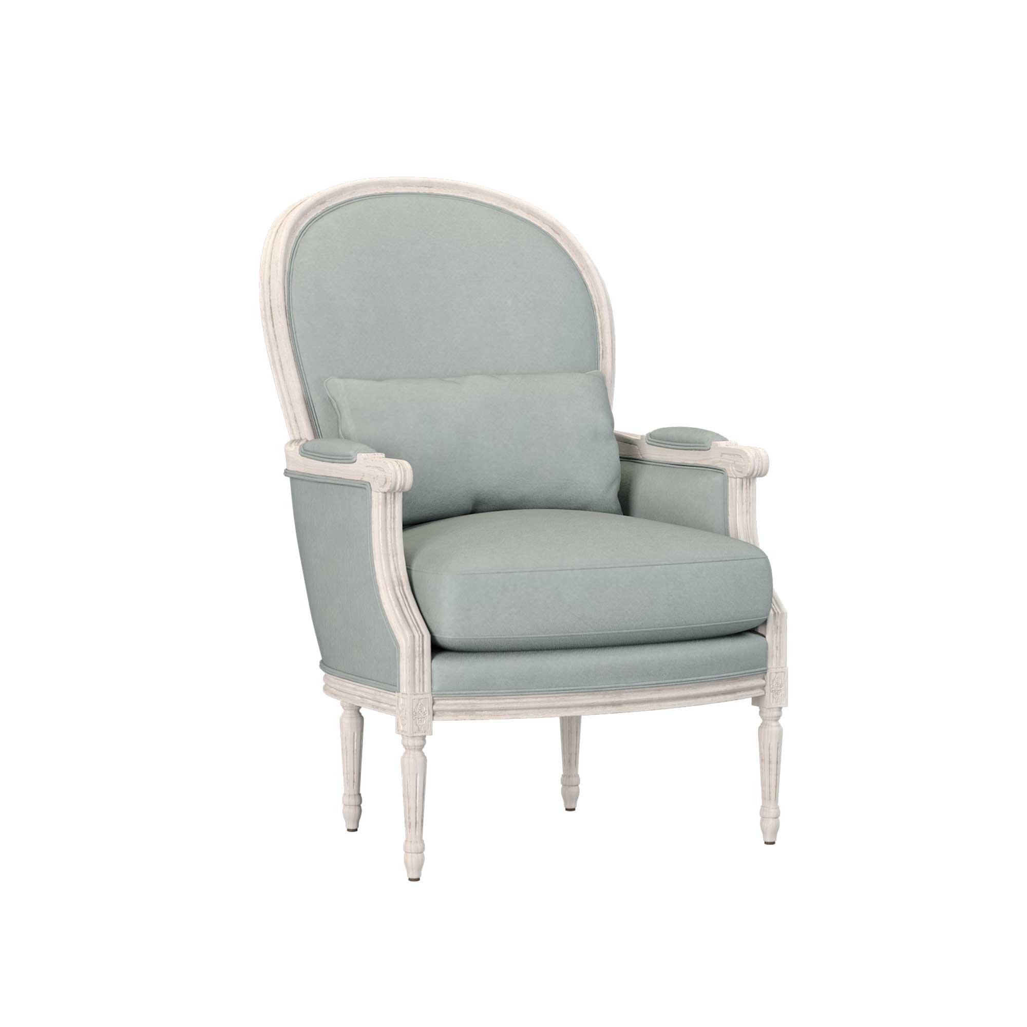 Adele Lounge Chair in Sea Green