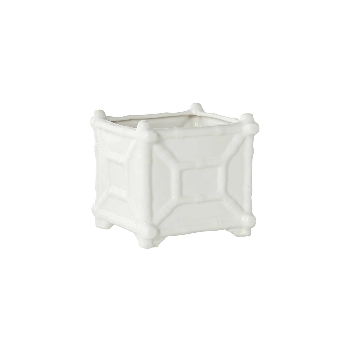 Square Bamboo Cachepot