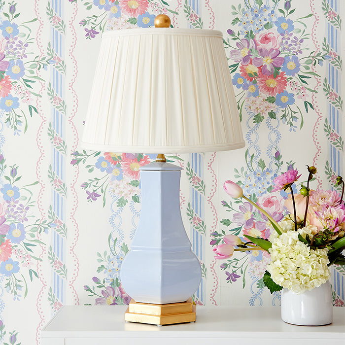 Lucille Lamp in Hyacinth