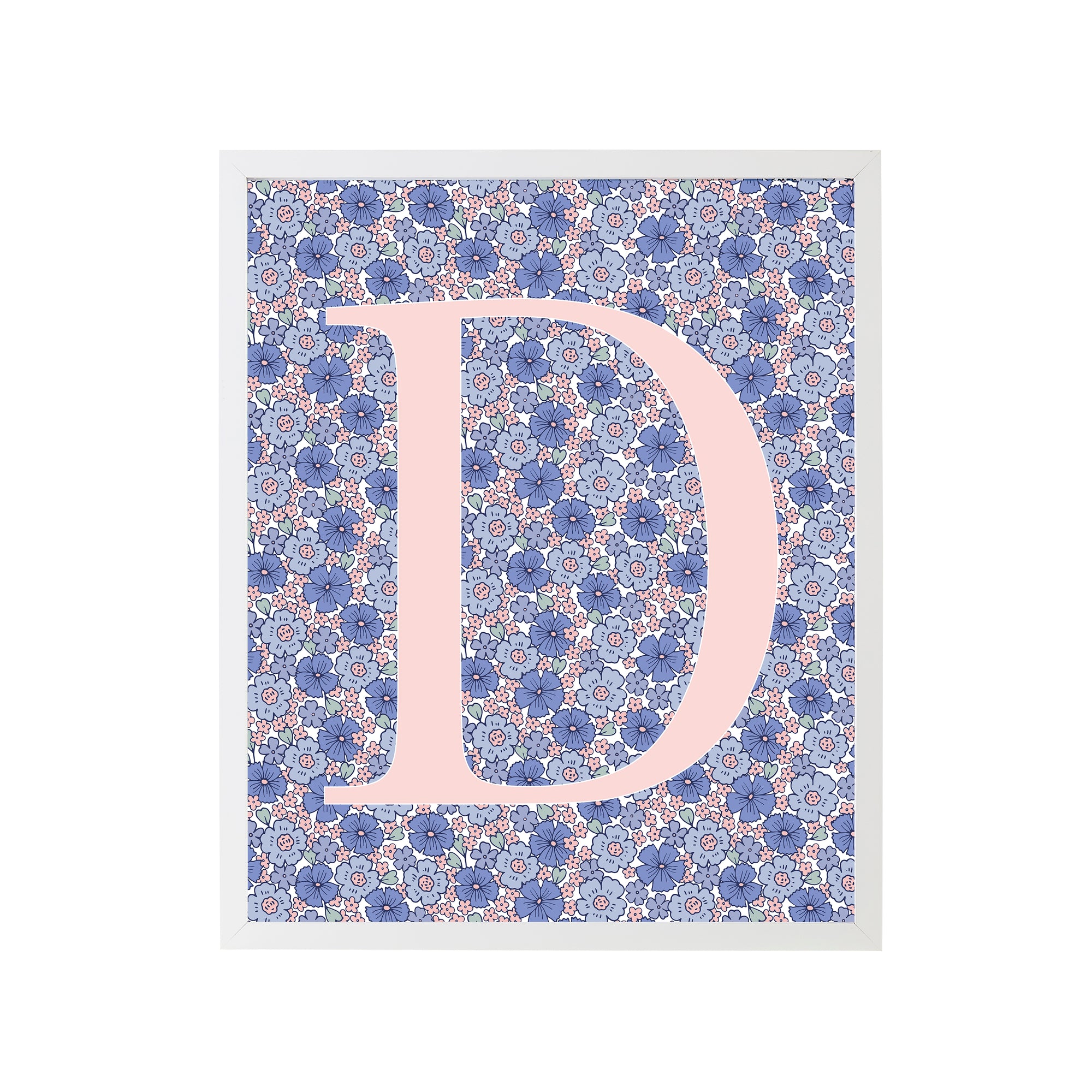 Sweet Darling Letter "D" Art Print