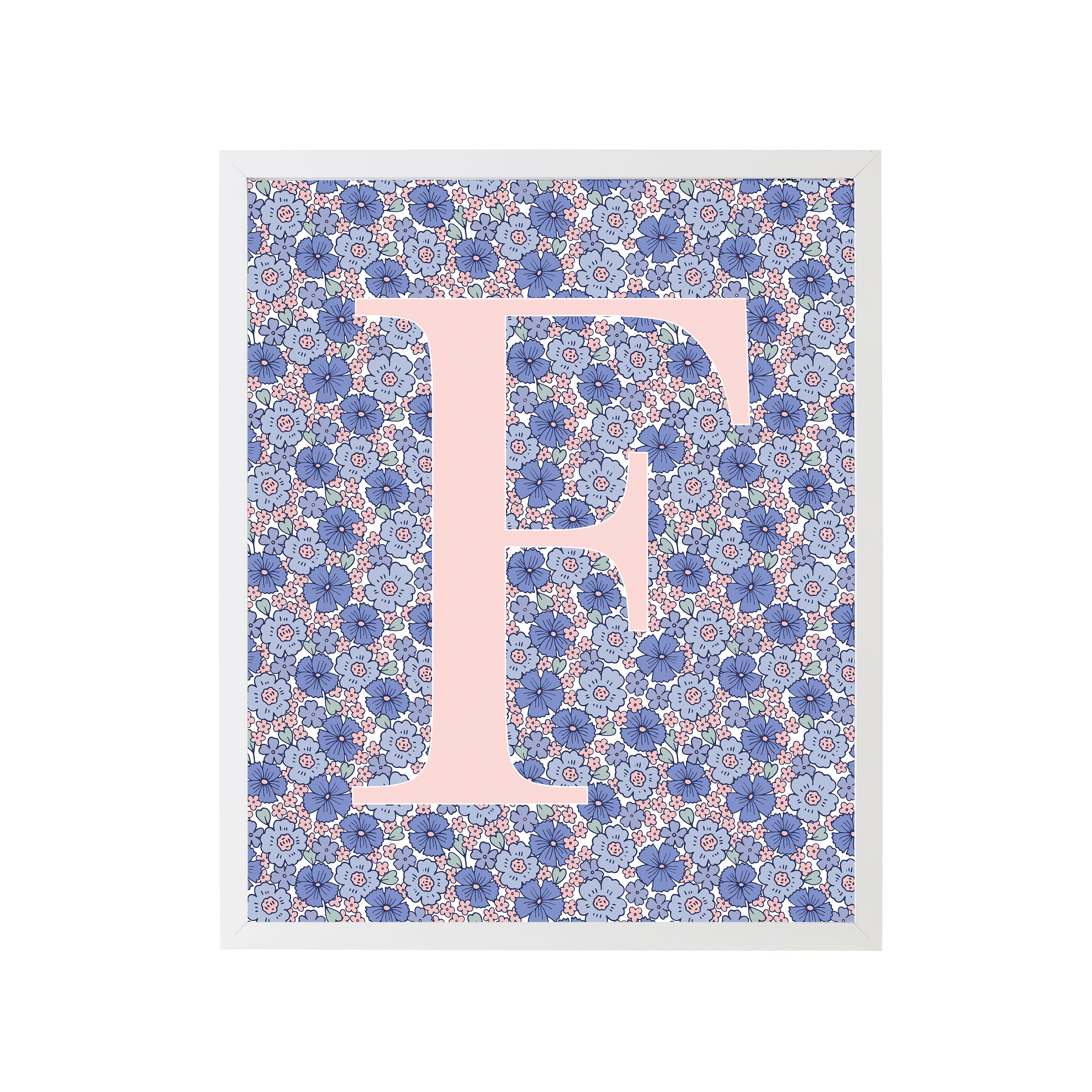 Sweet Darling Letter "F" Art Print