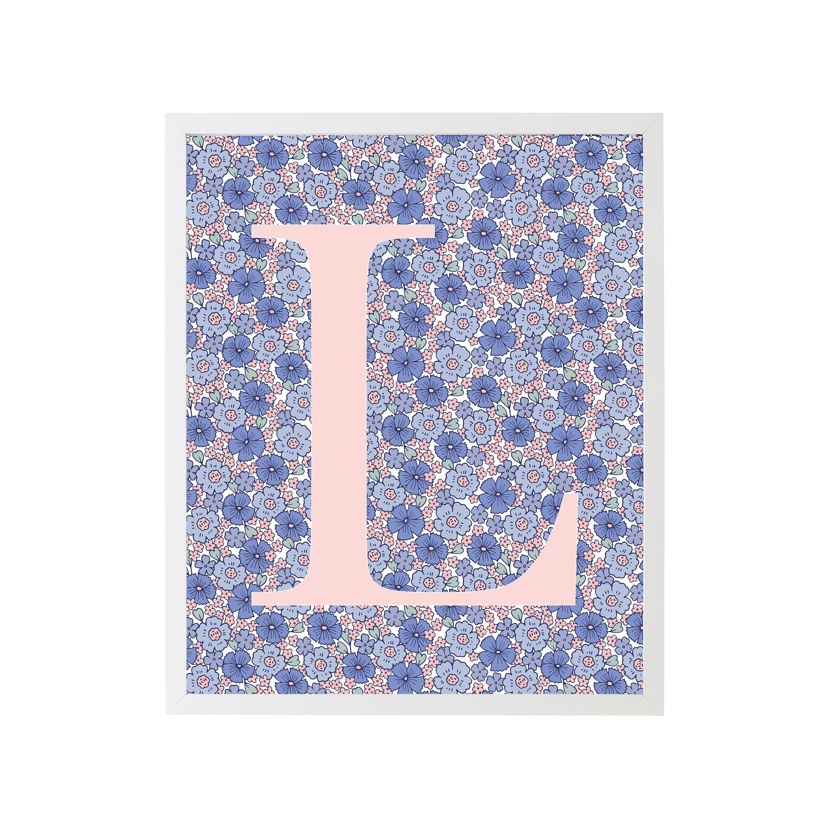 Sweet Darling Letter L Art Print