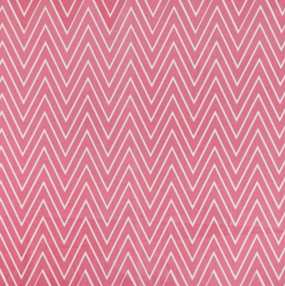 Coral Tall Chevron Fabric Swatch