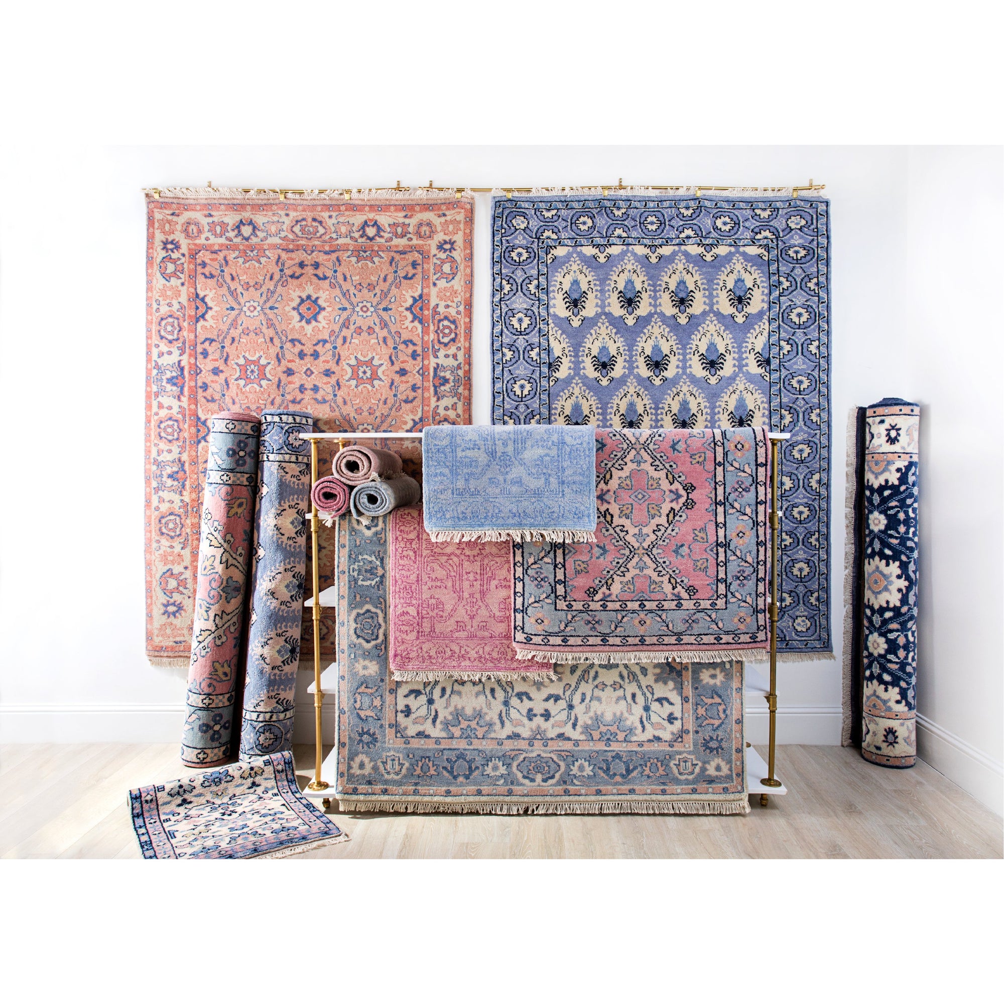 Display of Spring Rugs Collection