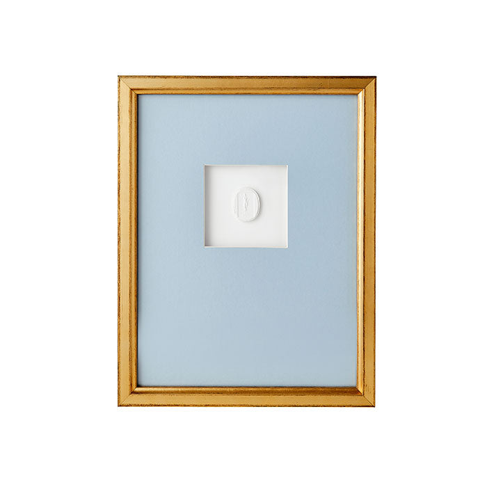 Tall Framed Intaglio I