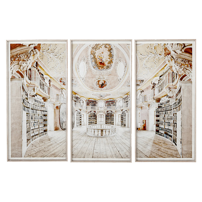 Abbey Saint Mang Bavarian Triptych Art Print Set