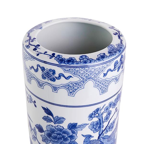 Blue & White Umbrella Stand