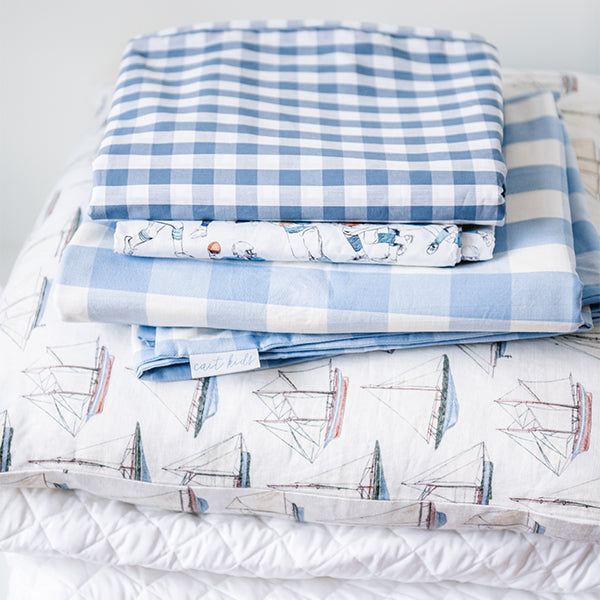 Sailing Pillow with Coordinating Fabrics