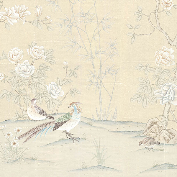 Vincennes in Cream Chinoiserie Wallpaper Sample Swatch