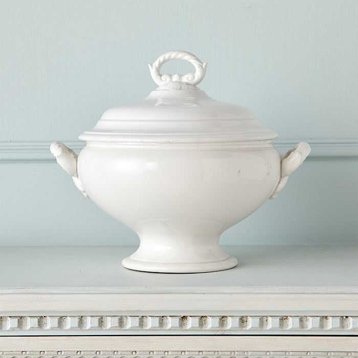 Vintage Boch Freres La Louviere Lidded Tureen with Ring Handles - Caitlin Wilson Design