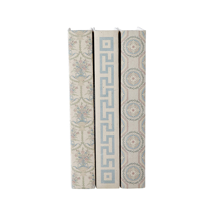 Vivienne Parchment Decorative Book Set Upright