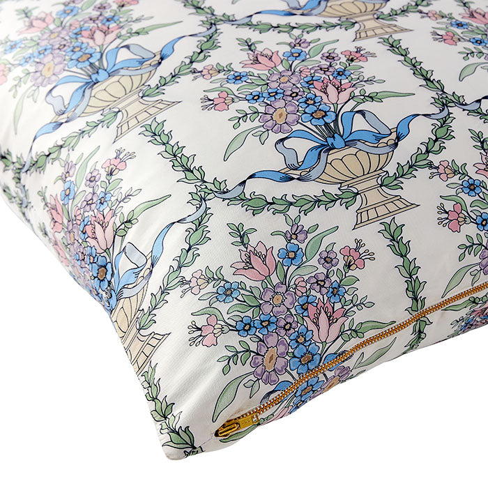 Floral Details of Vivienne Throw Pillow