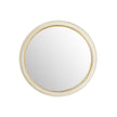 Round Nora Mirror in White