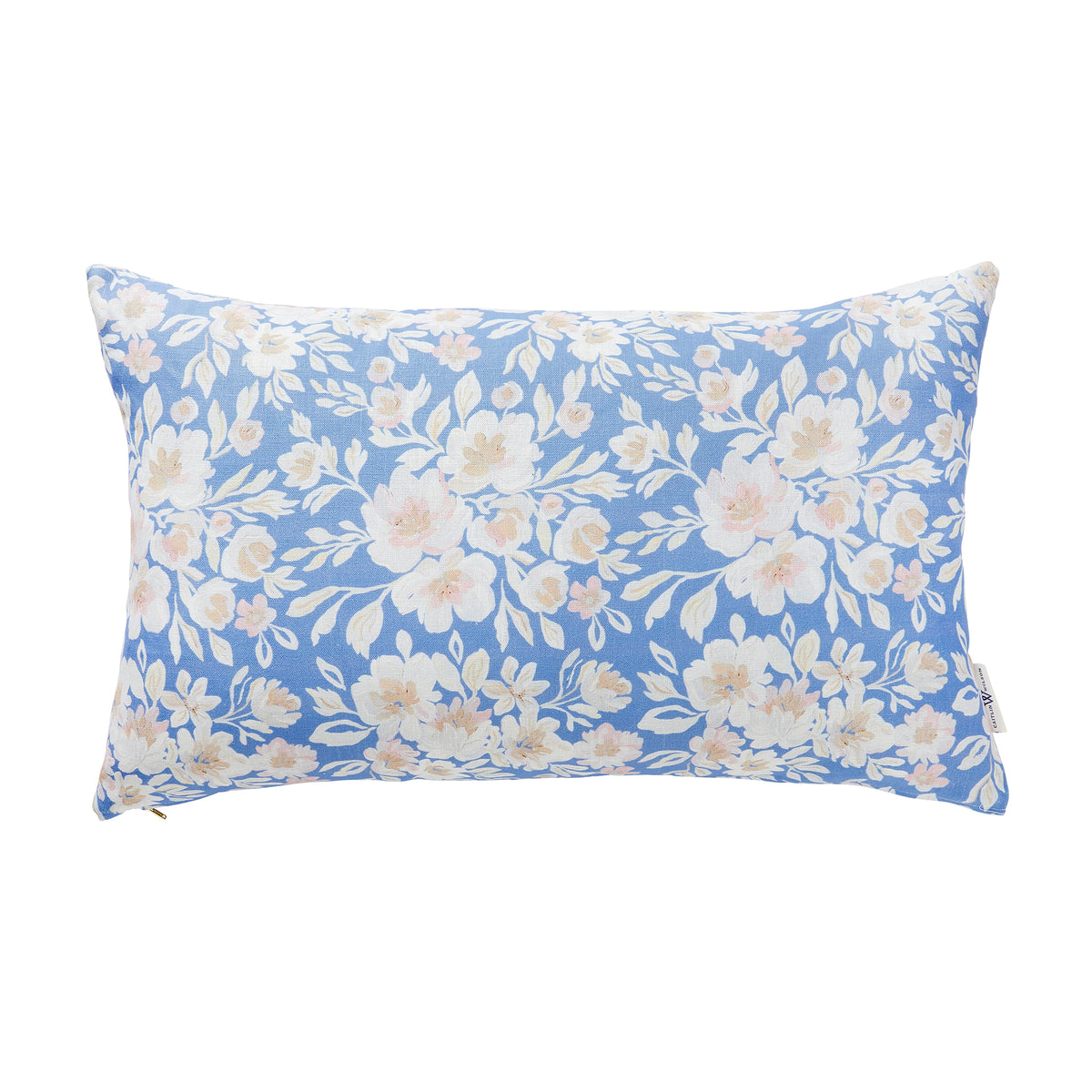 Beatrice Blue Floral Pillow