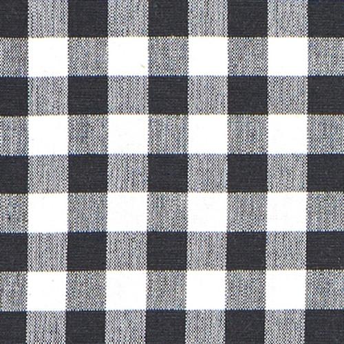 Black Gingham Fabric