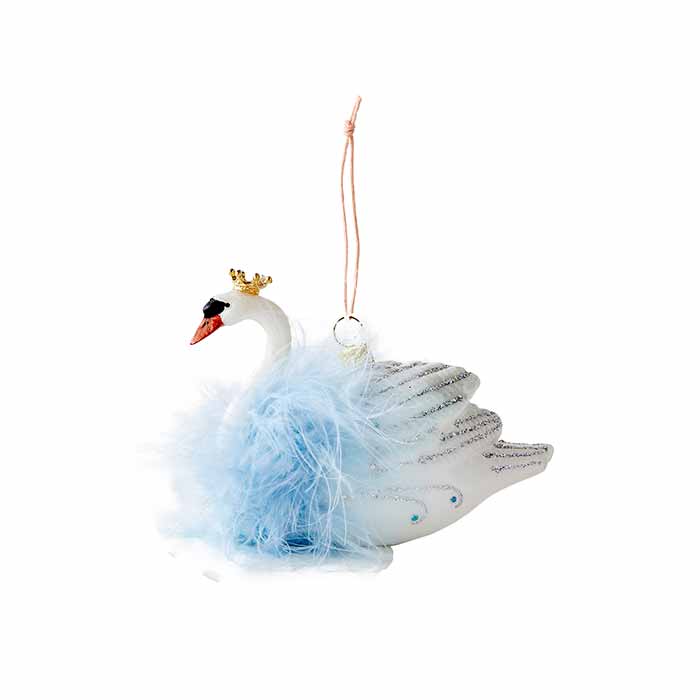 Sparkling Swan Ornament - Caitlin Wilson Design