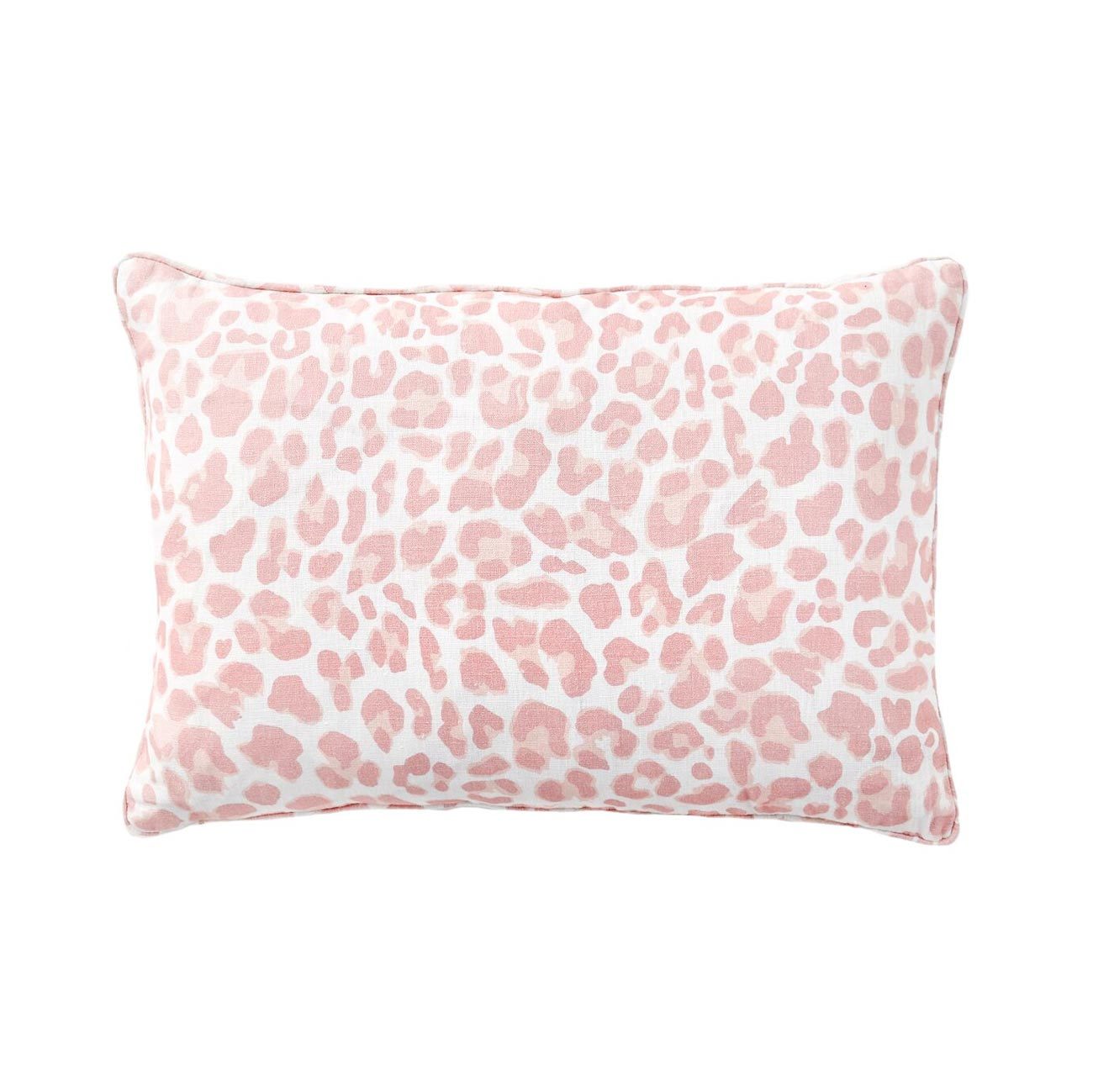 Blush Leopard Leo Throw Pillow Caitlin Wilson