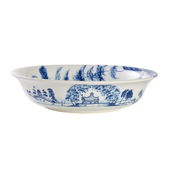 Country Estate Delft Blue Serving Bowl Harvest