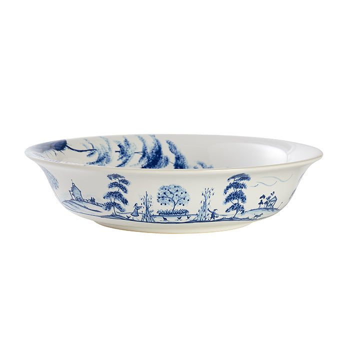 Country Estate Delft Blue Serving Bowl Harvest