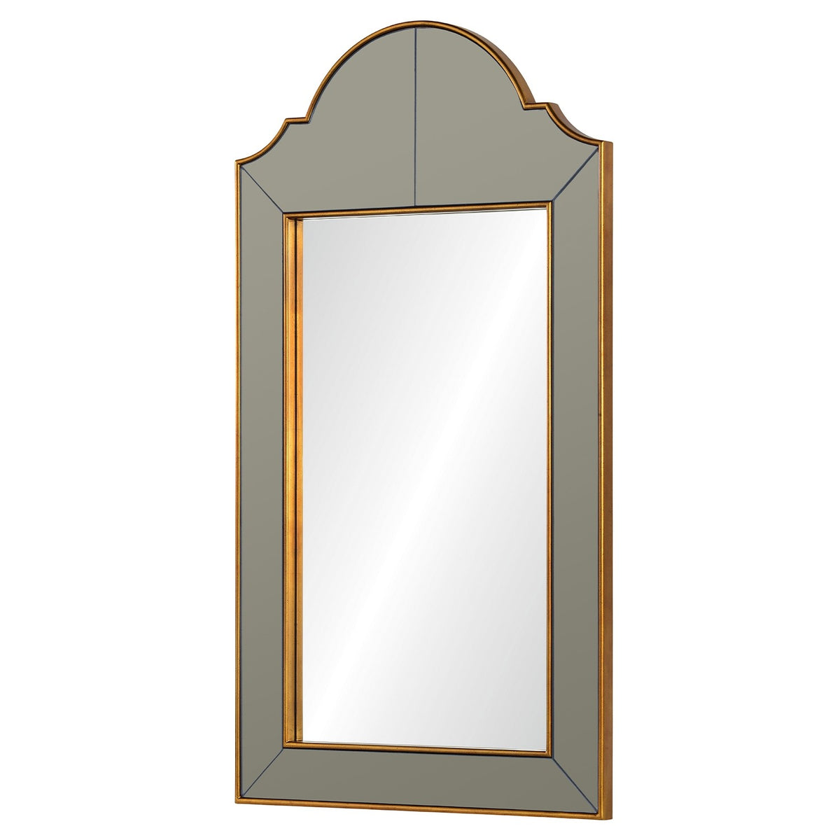 Antico Wall Mirror with Gold Trim