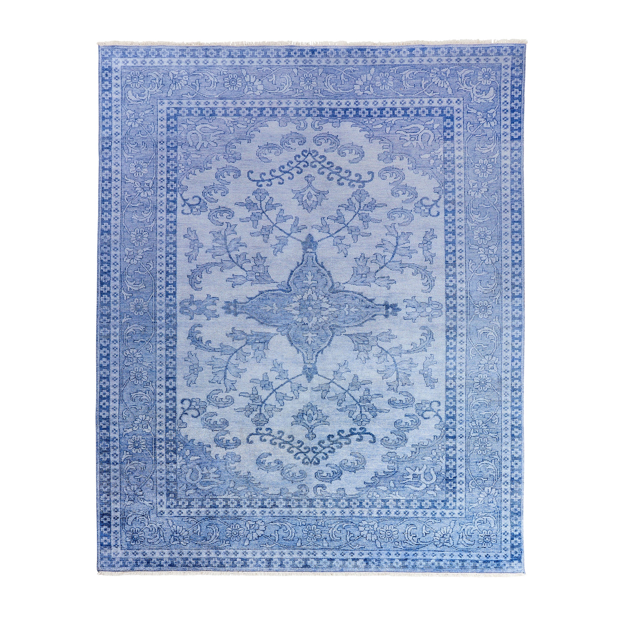 Blue Simone Rug in Bluebelle Flowers