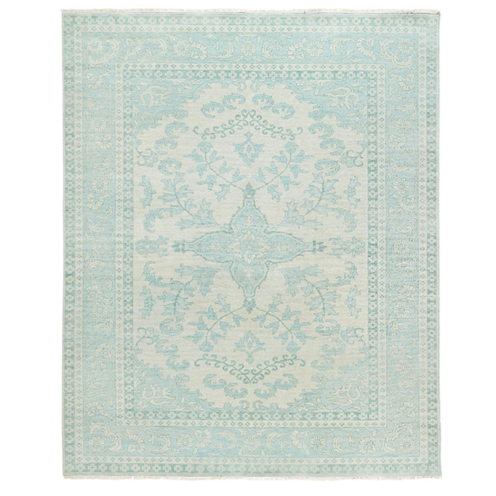 Antique-inspired Simone Rug in Green