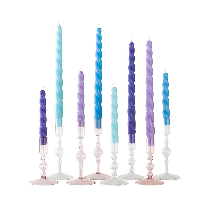 Small Candlestick Holder Clear