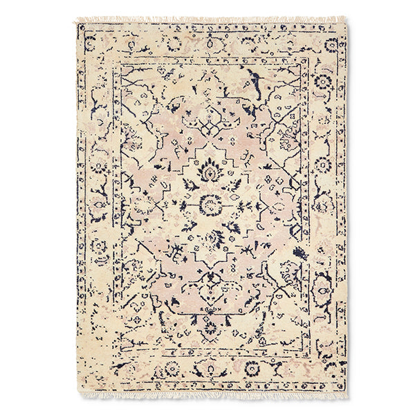 Celine Rug in Sand Tan and Pink