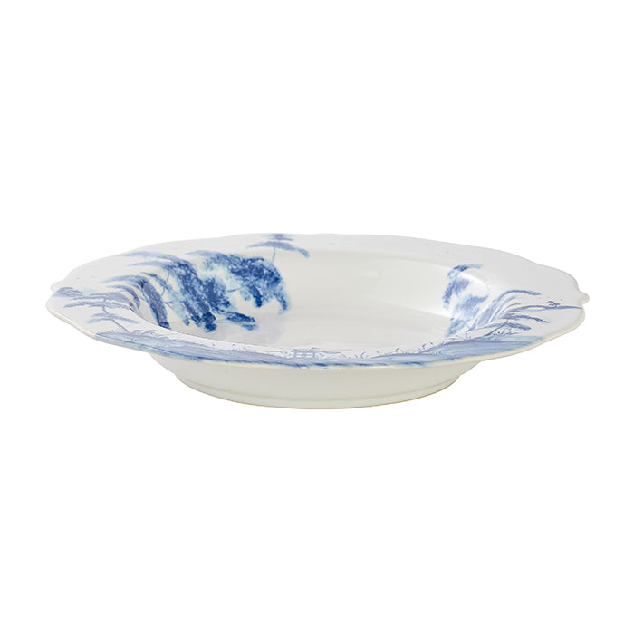 Country Estate Delft Blue Pasta/Soup Bowl Boathouse