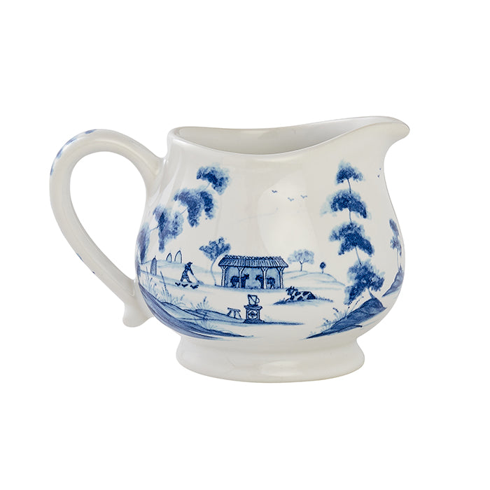 Country Estate Delft Blue Creamer Main House