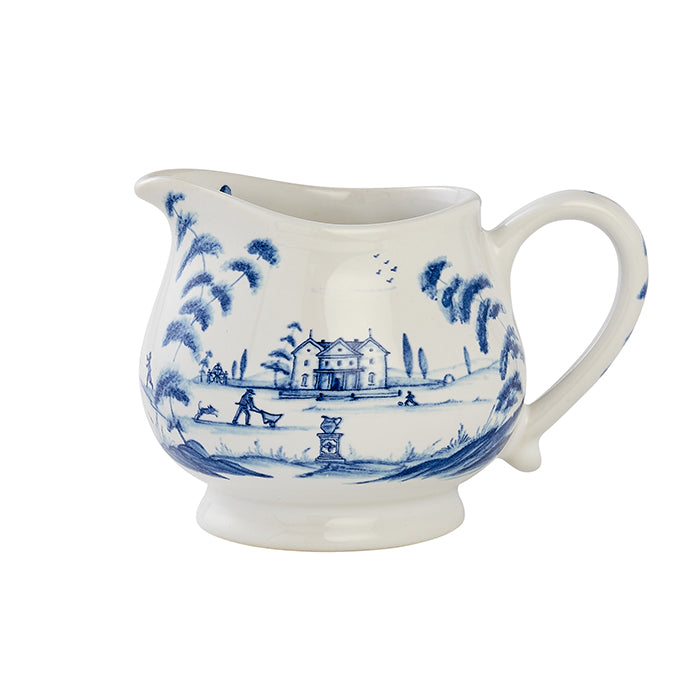 Country Estate Delft Blue Creamer Main House